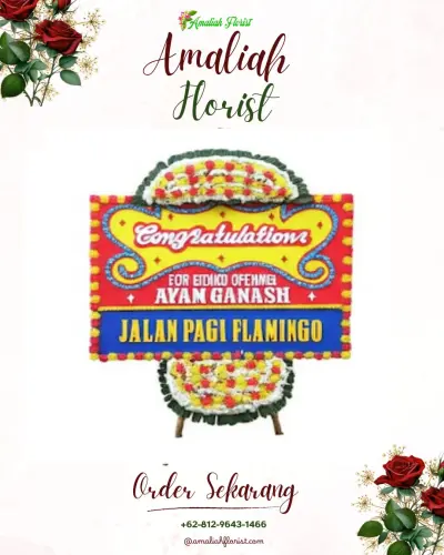 Bunga Papan Congratulation di Pungangan